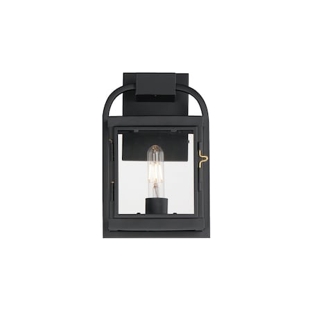 Maxim Lighting Bonham Small Outdoor Wall Sconce, Black 30801CLBK